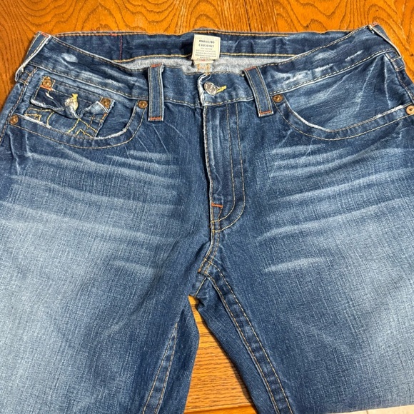 True Religion Men's Vintage Billy Bootcut Jeans Size 36x33 Relaxed Made In USA - Picture 4 of 16